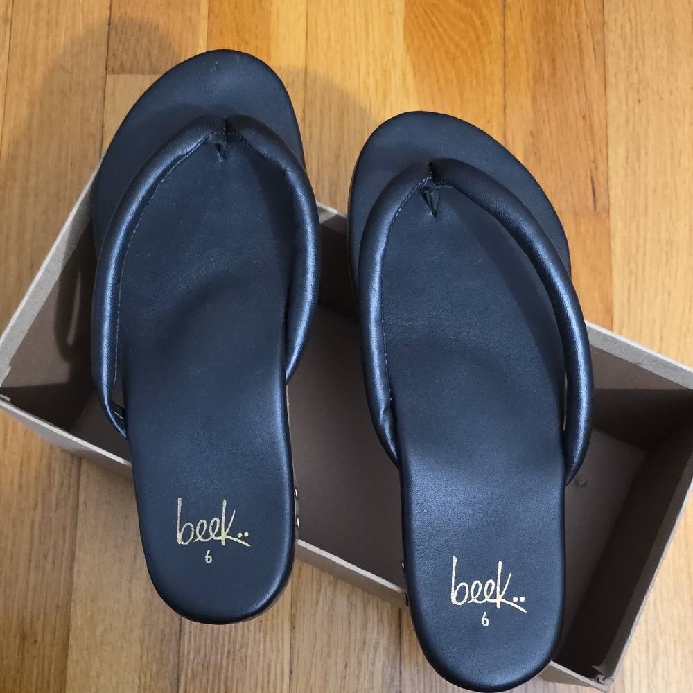 Beek Sunbird Black Sandals